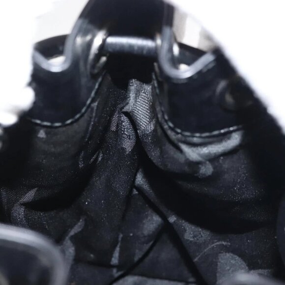 Salvatore Ferragamo Vala Backpack Leather Black Silver Auth bs29472 - Picture 13 of 16